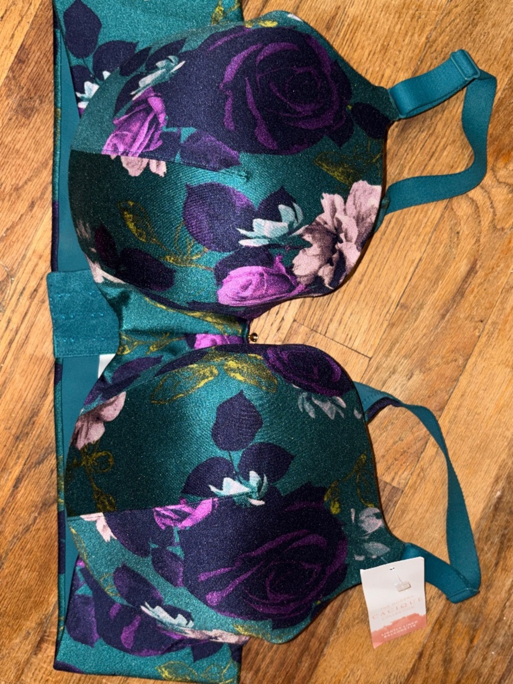 Cacique Balconette Floral Lightly Padded Bra